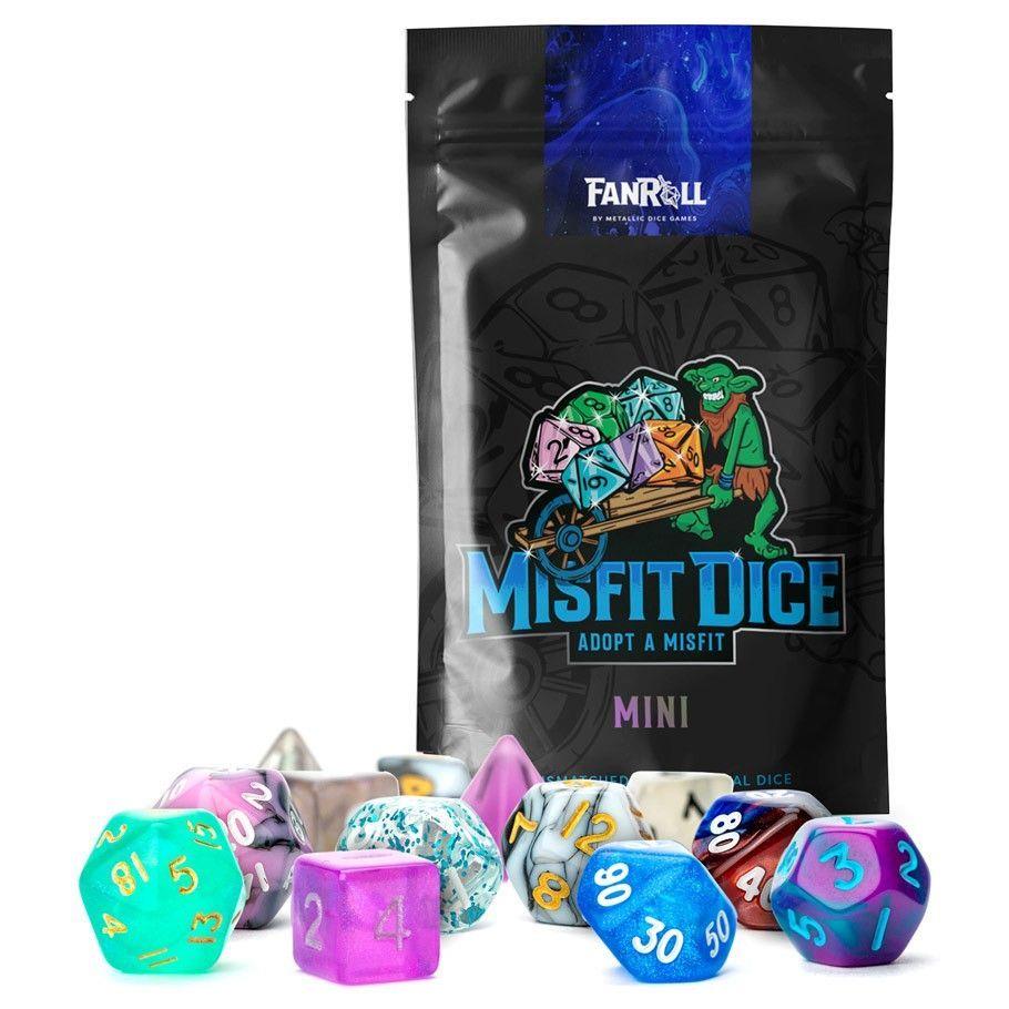 Mystery Misfit Mini Set 2pk Dice FanRoll by Metallic Dice Games