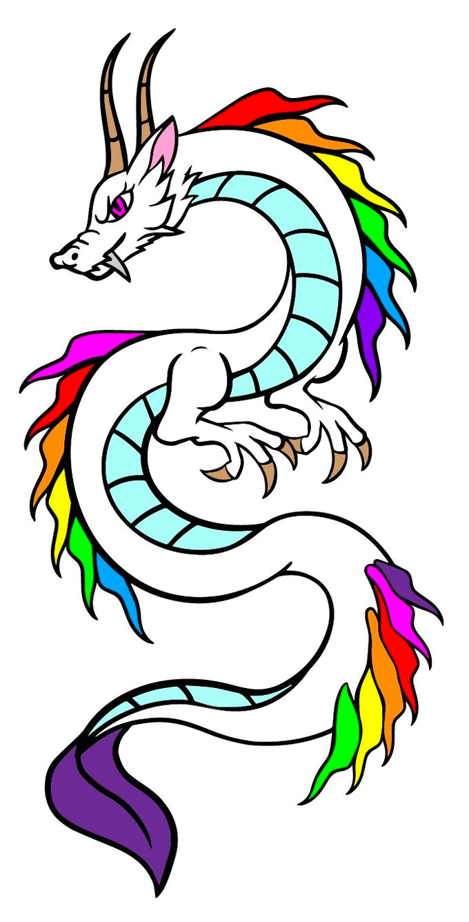 Dragon Pin Rainbow  Foam Brain Games   