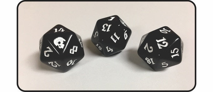 Black Oak Workshop Black Death Black/White Single D20  Other   