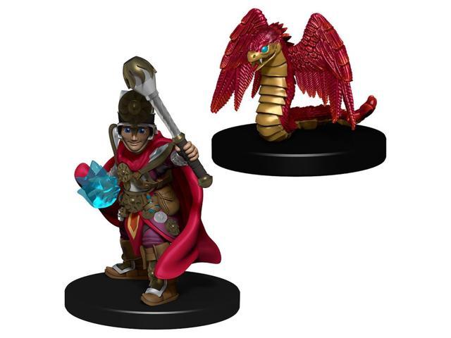 WizKids Wardlings: Boy Cleric & Winged Snake Miniatures WizKids   