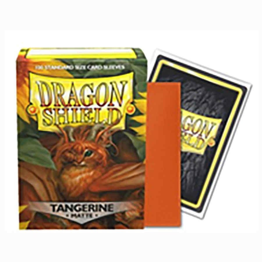 Dragon Shield Matte Standard Sleeves 100ct Tangerine (11030) Supplies Arcane Tinmen   