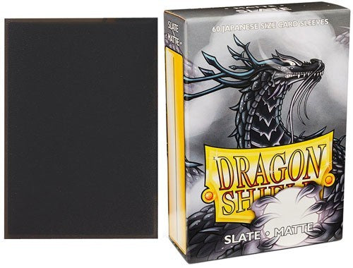Dragon Shield Matte Japanese Size Sleeves 60ct Slate (11127) Supplies Arcane Tinmen   