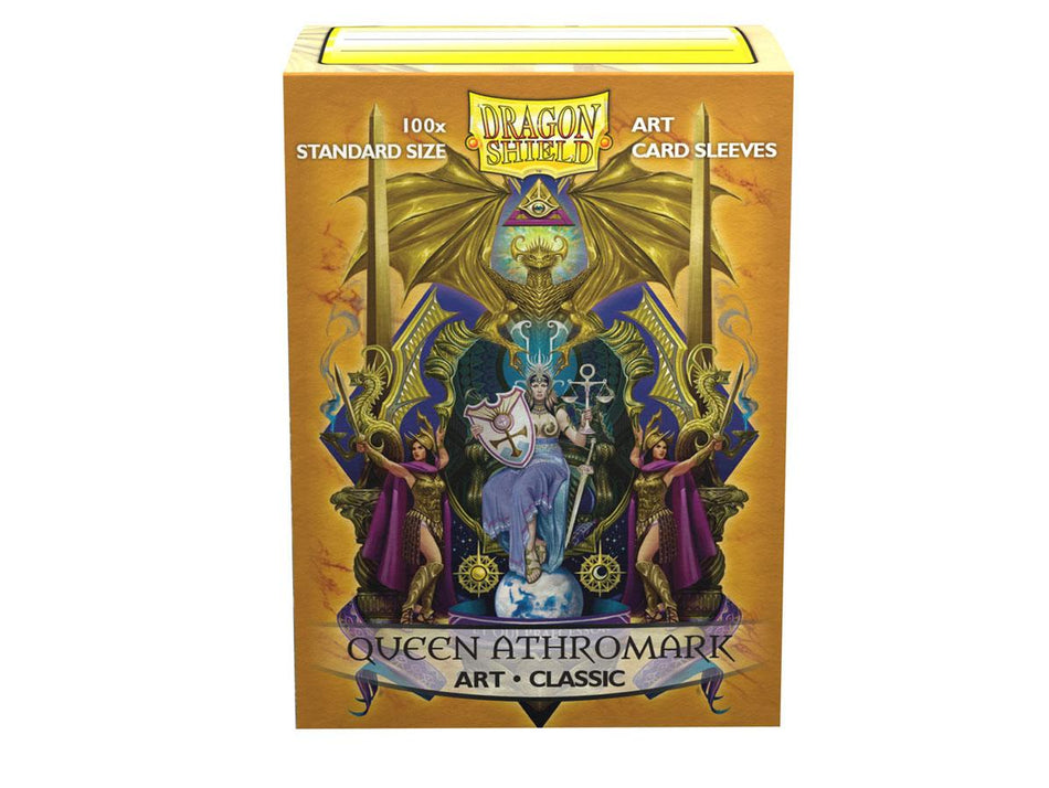 Dragon Shield Classic Art Standard Sleeves 100ct Queen Athromark (12025) Supplies Arcane Tinmen   