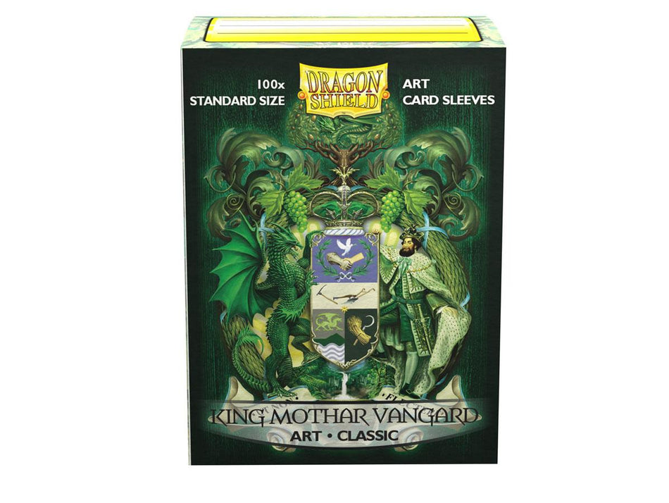 Dragon Shield Classic Art Standard Sleeves 100ct King Mothar Vangard (12028) Supplies Arcane Tinmen   