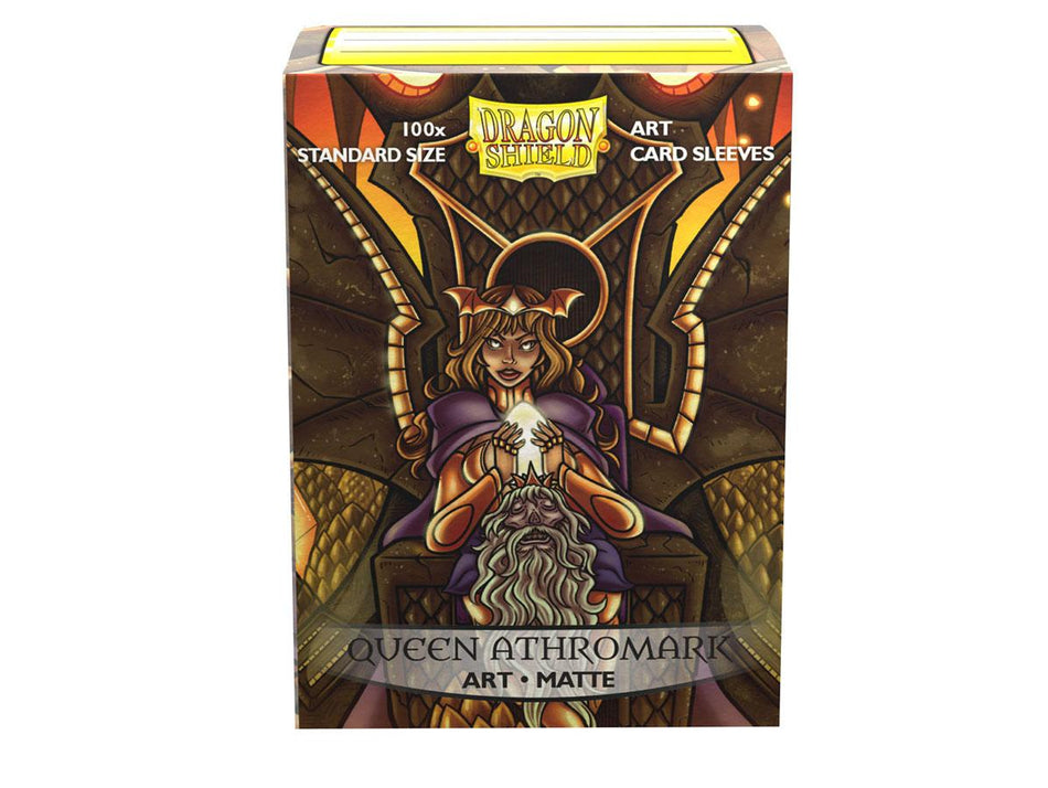 Dragon Shield Matte Art Standard Sleeves 100ct Queen Athromark (12033) Supplies Arcane Tinmen   
