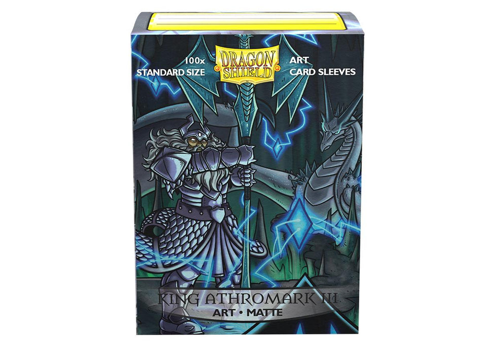 Dragon Shield Matte Art Standard Sleeves 100ct King Athromark III (12035) Supplies Arcane Tinmen   
