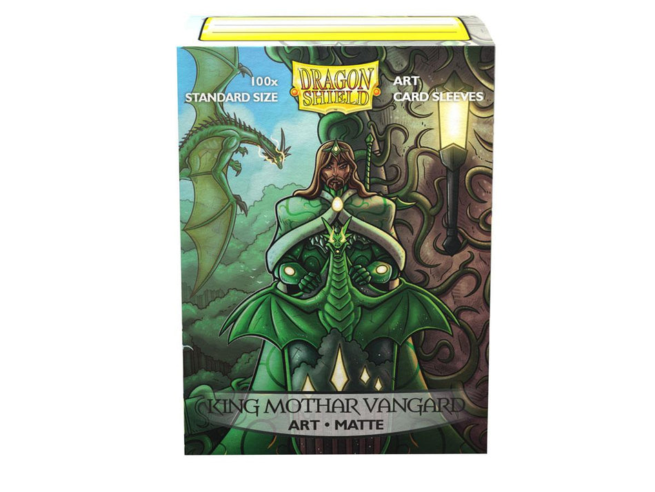 Dragon Shield Matte Art Standard Sleeves 100ct King Mothar Vangard (12036) Supplies Arcane Tinmen   