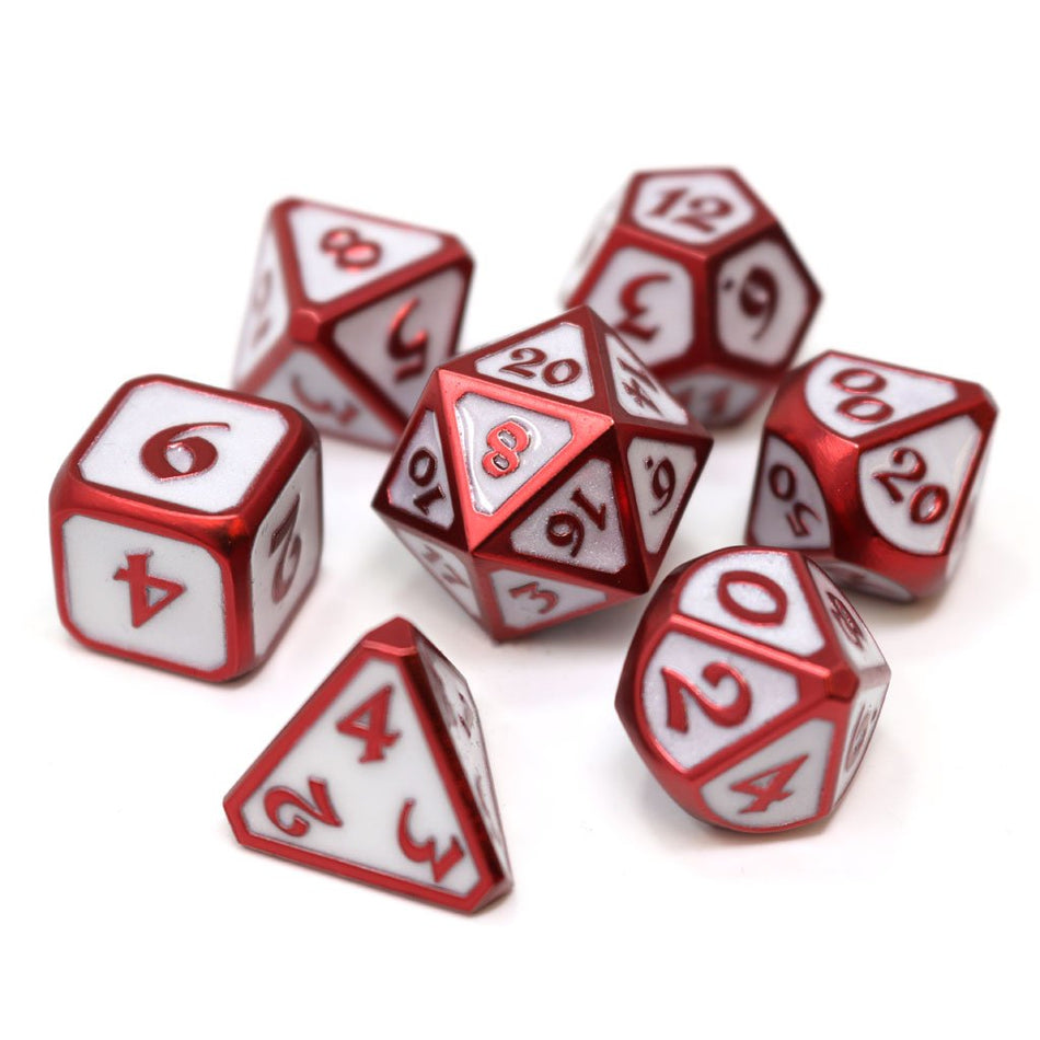 Die Hard Dice Metal Mythica Celestial Archon 7ct Polyhedral Set Dice Die Hard Dice