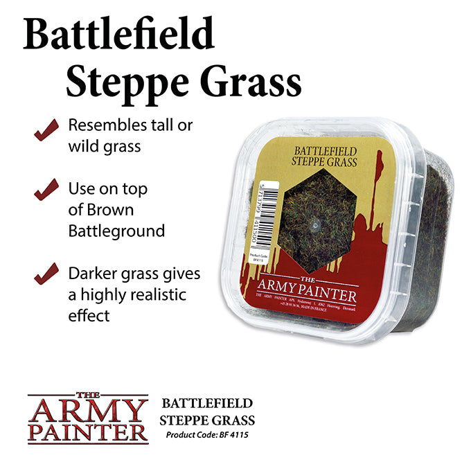 Army Painter Basing: Battlefield Steppe Grass Supplies Army Painter   
