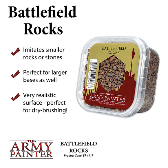 Army Painter Basing: Battlefield Rocks Supplies Army Painter   
