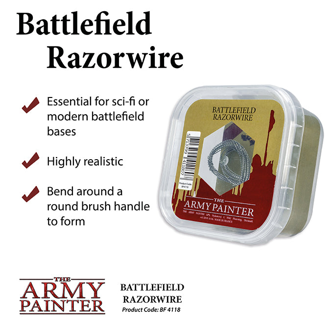Army Painter Basing: Battlefield Razorwire Supplies Army Painter   