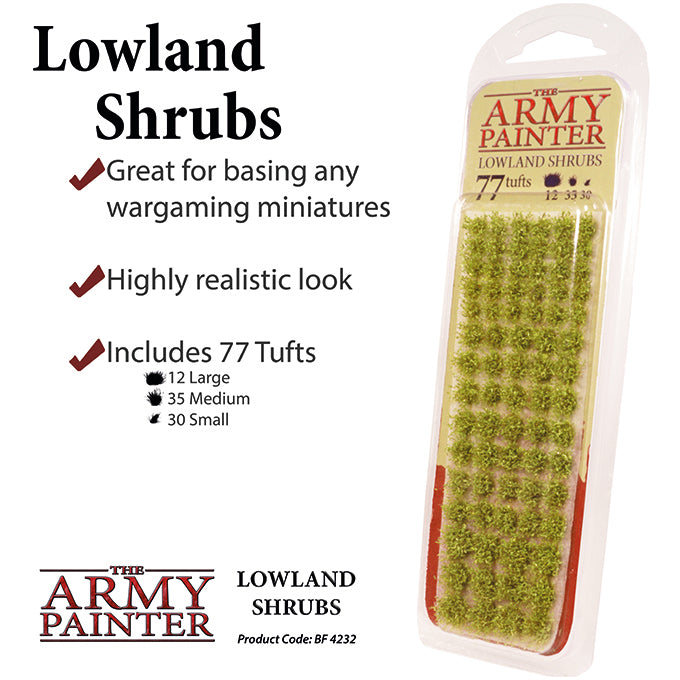 Army Painter Basing: Battlefields Lowland Shrubs Supplies Army Painter