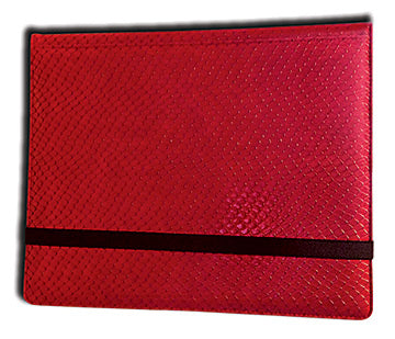 Legion Binder 8pkt 2x4 Dragon Hide Red Supplies Legion Supplies   