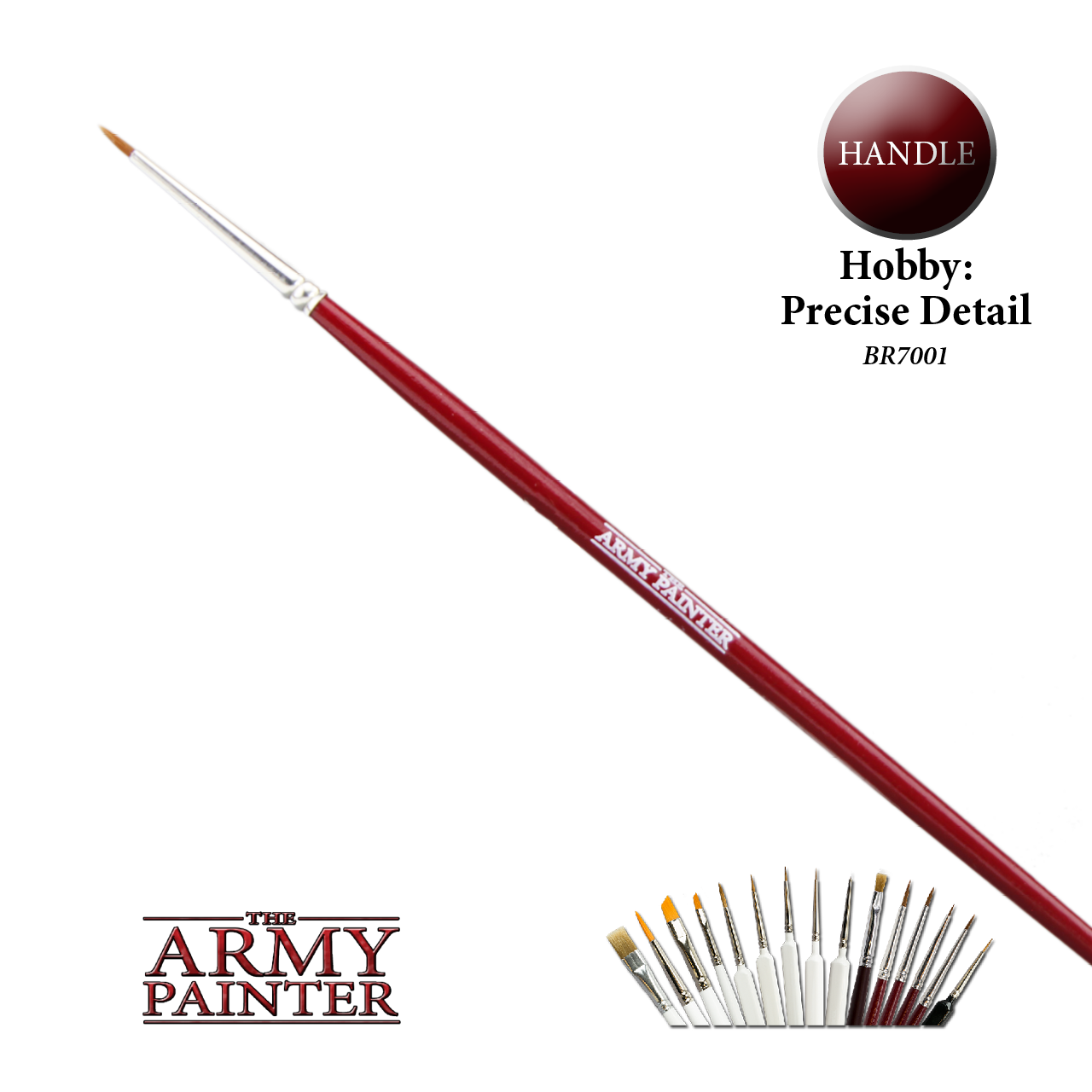 The Army Painter Hobby Paint Brush: Precise Detail Tools Army Painter