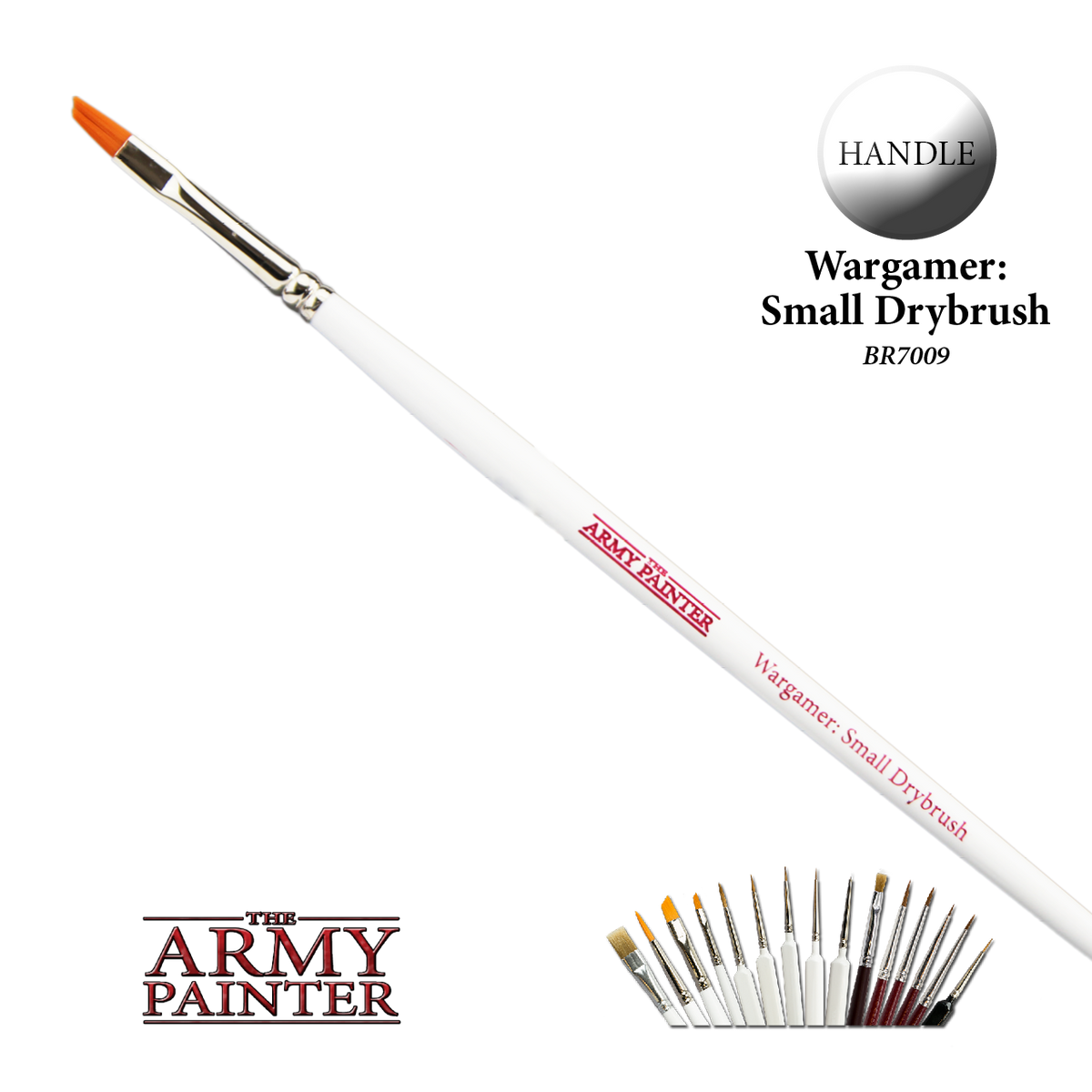 The Army Painter Wargamer Paint Brush: Small Drybrush Tools Army Painter