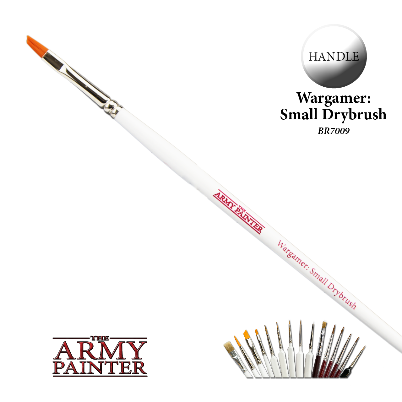 The Army Painter Wargamer Paint Brush: Small Drybrush Tools Army Painter