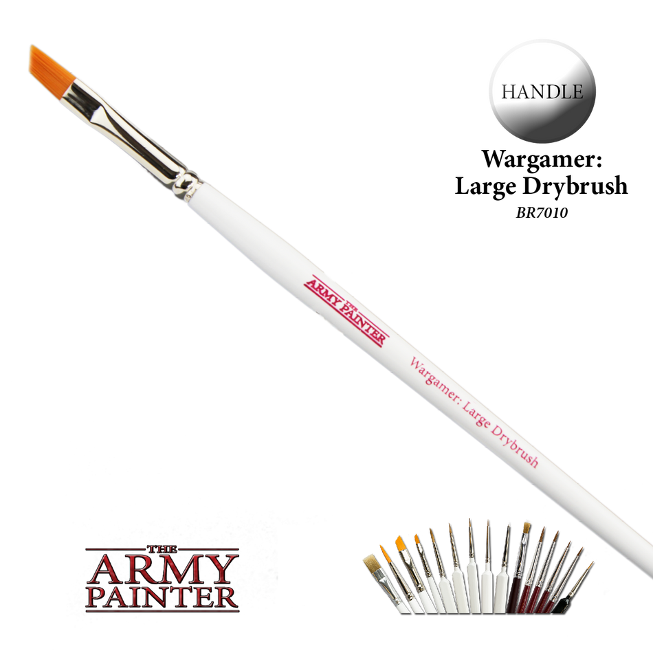 The Army Painter Wargamer Paint Brush: Large Drybrush Tools Army Painter