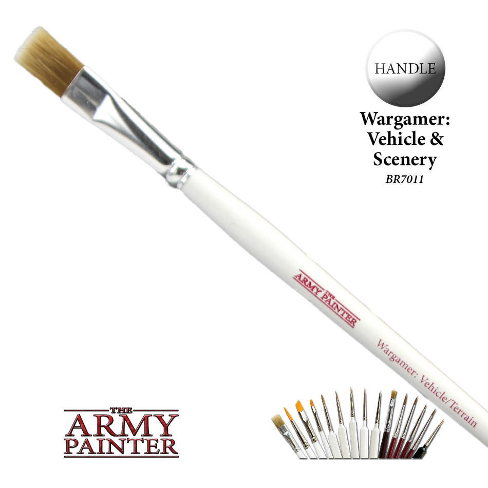 The Army Painter Wargamer Paint Brush: Vehicle & Scenery Tools Army Painter