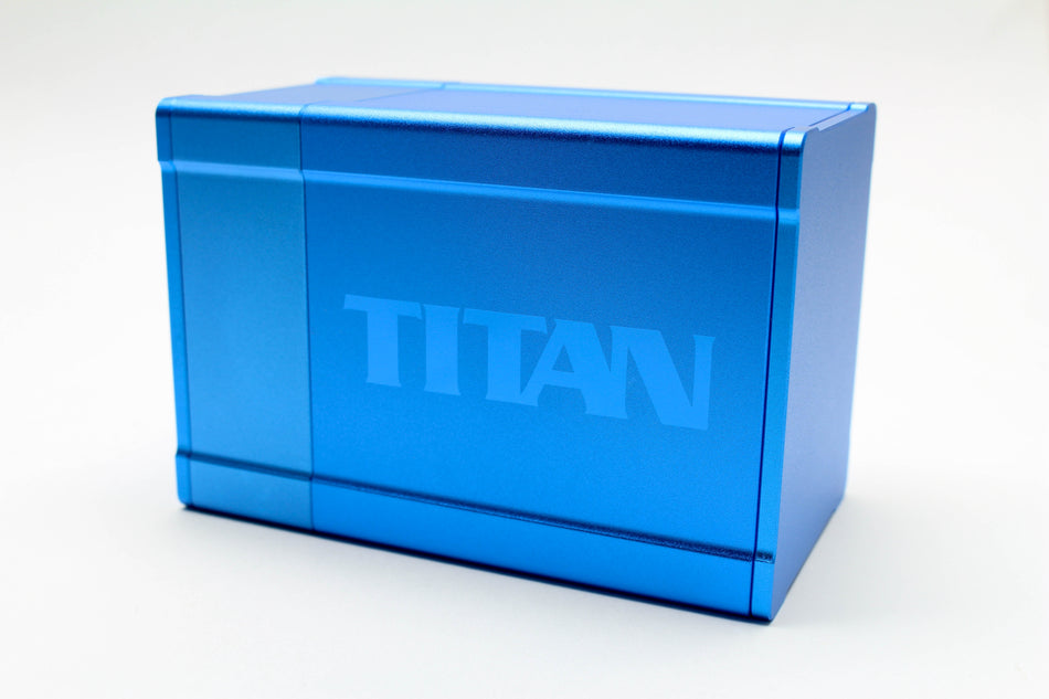 Box Gods Titan Metal Deck Box Blue  Other   
