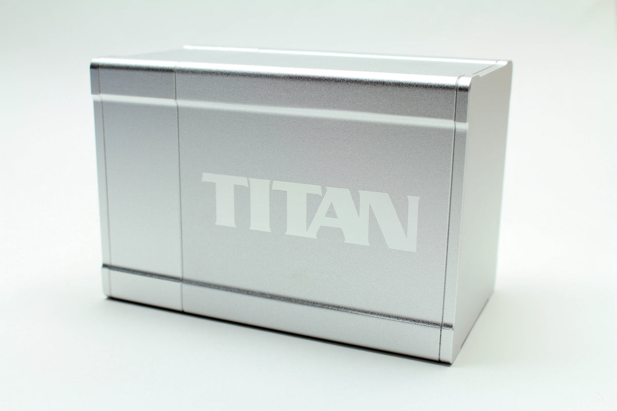 Box Gods Titan Metal Deck Box Silver  Other   