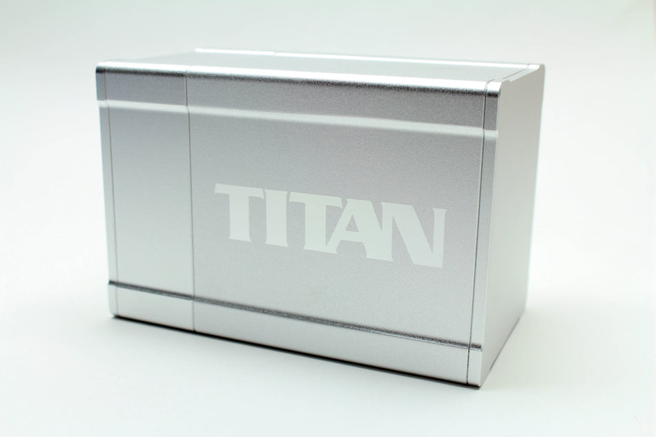 Box Gods Titan Metal Deck Box Silver  Other   