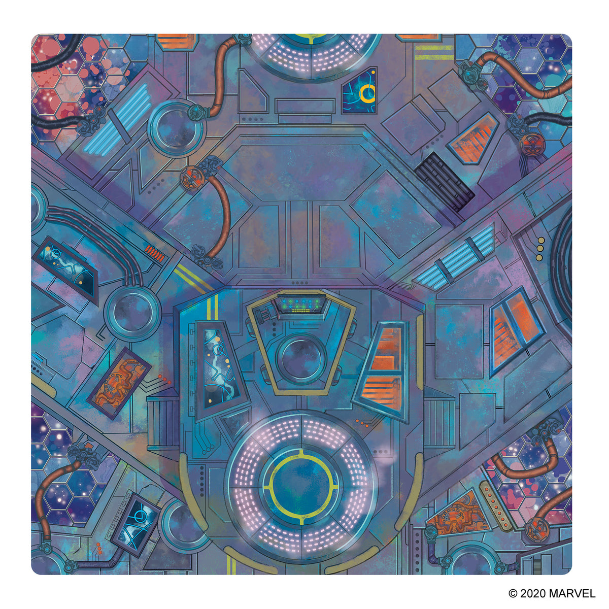 Marvel Crisis Protocol Cosmic Game Mat Miniatures Atomic Mass Games   