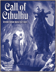Call of Cthulhu 7e Quick-Start Rules Home page Chaosium   