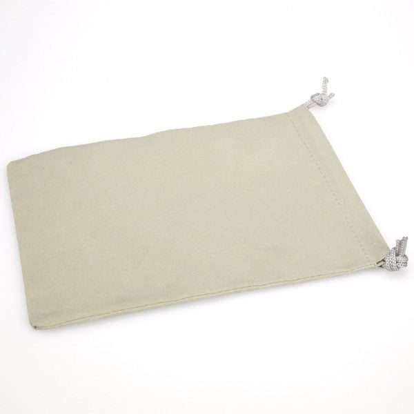 Chessex Velour Cloth Dice Bag Large Gray (02391) Dice Chessex   