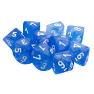 Chessex Luminary Borealis Sky Blue/White 10ct D10 Set (27386)  Chessex   