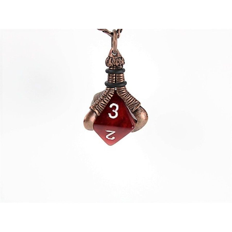 Dice Holder Jewelry D8 Pendant in Old Copper Clothing & Accessories Chessex   