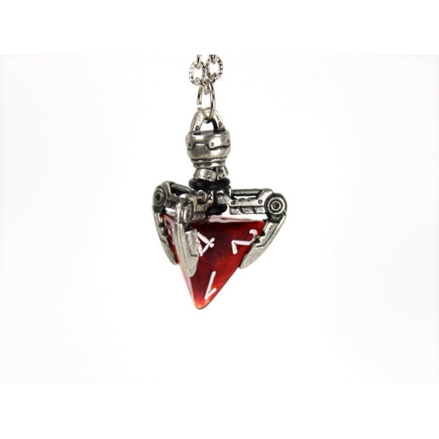 Dice Holder Jewelry Tekno D4 Pendant in Old Silver Clothing & Accessories Chessex   
