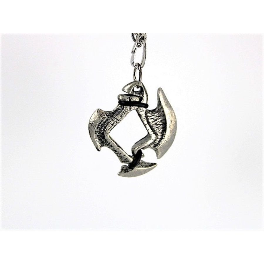 Dice Holder Jewelry Axe Blade 12mm D6 Pendant in Old Silver Clothing & Accessories Chessex   