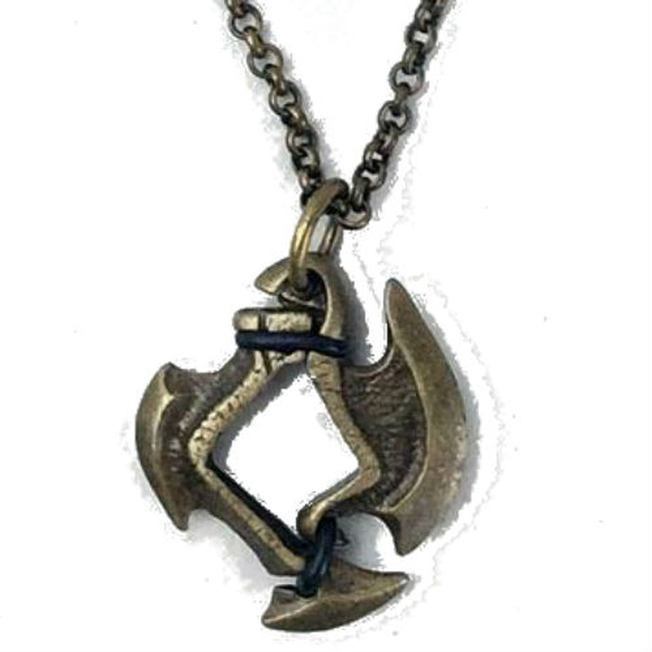 Dice Holder Jewelry Axe Blade 12mm D6 Pendant in Old Brass Clothing & Accessories Chessex   