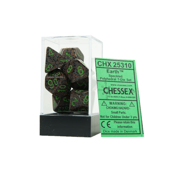Chessex Speckled Earth 7ct Polyhedral Set (25310) Dice Chessex   