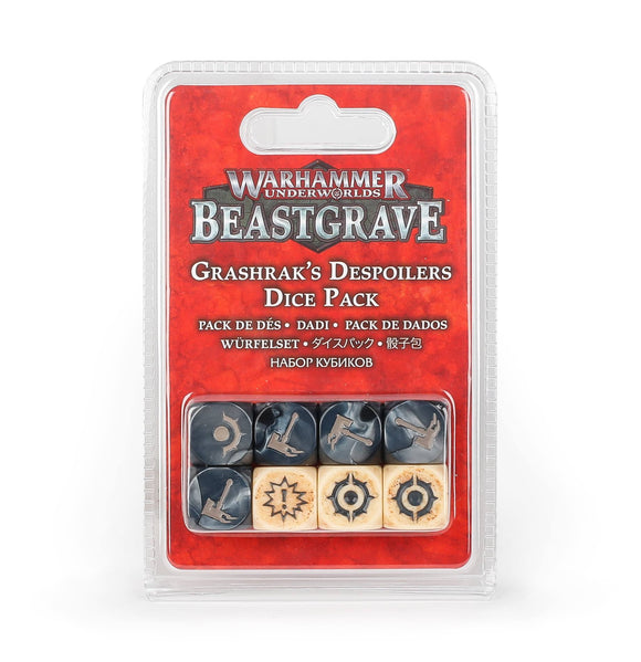 Warhammer Underworlds Beastgrave Grashrak's Despoilers Dice Pack Home page Games Workshop   