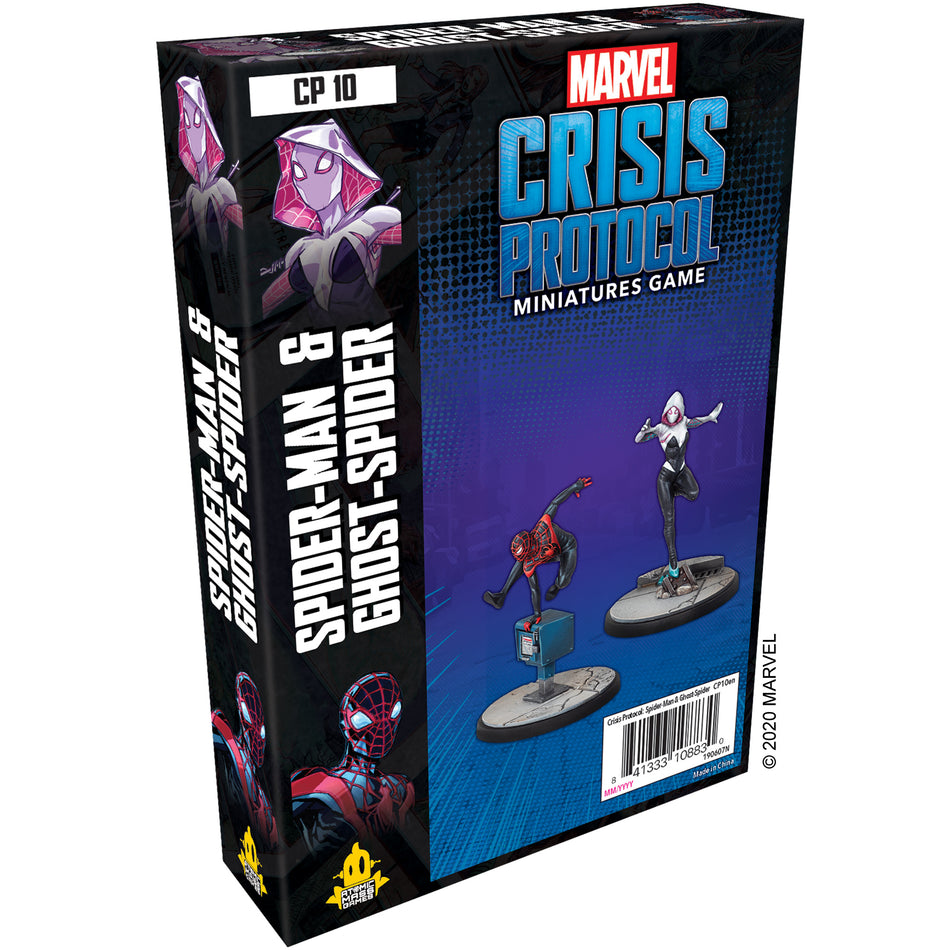 Marvel Crisis Protocol: Spider-man & Ghost Spider Miniatures Atomic Mass Games   