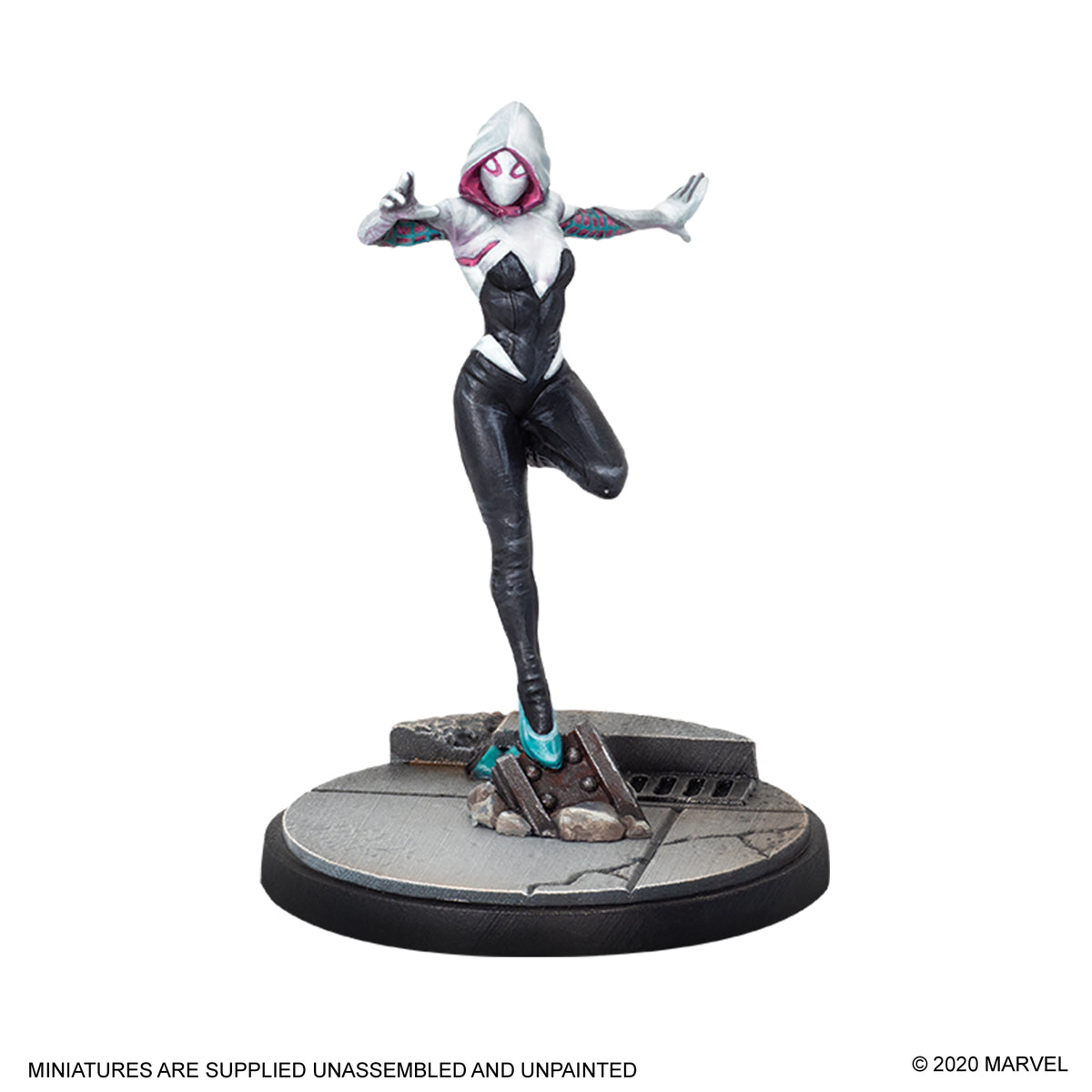 Marvel Crisis Protocol: Spider-man & Ghost Spider Miniatures Atomic Mass Games   