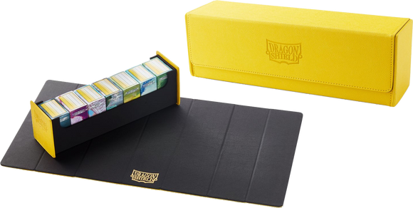 Dragon Shield Magic Carpet Deck Box Yellow/Black Supplies Arcane Tinmen   