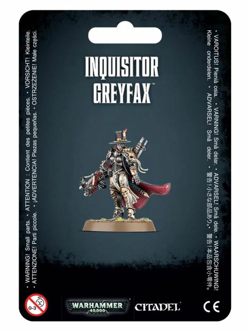 Warhammer 40K Inquisitor Greyfax Miniatures Games Workshop   