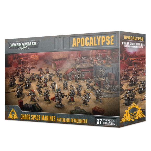 Warhammer 40,000 Apocalypse Chaos Space Marines Battalion Detachment Home page Other   
