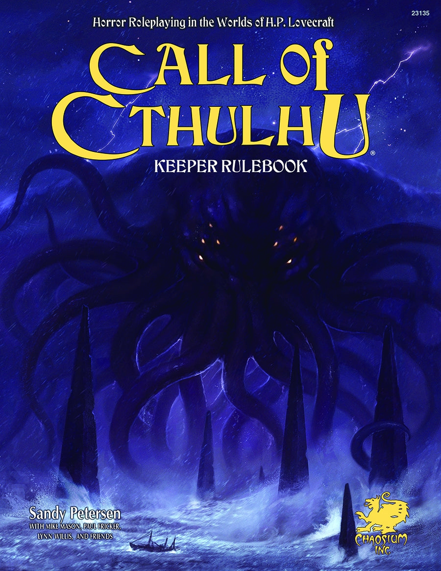 Call of Cthulhu 7e Keeper Rulebook Role Playing Games Chaosium   