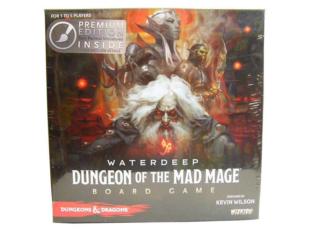 D&D Waterdeep Dungeon of the Mad Mage Board Game Premium Edition Board Games WizKids
