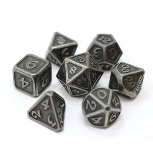Die Hard Dice Metal Mythica Dark Silver 7ct Polyhedral Set Home page Other   