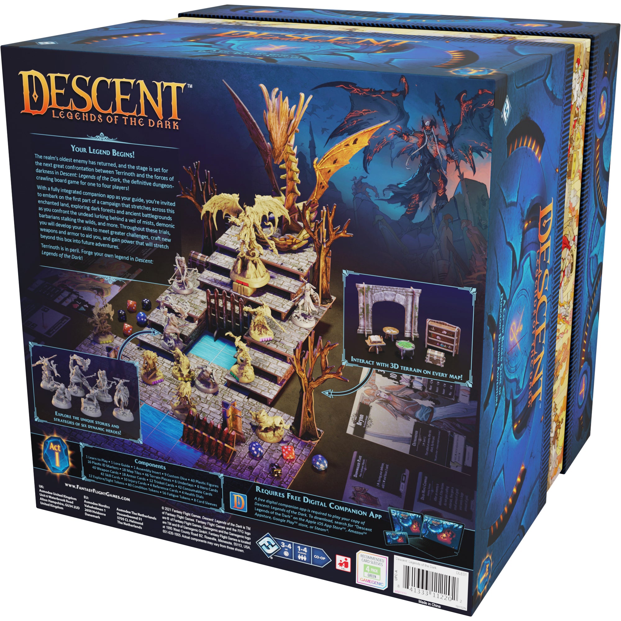 descent legends of the dark card sleeves Earth Brown Please note that because of the size of the game contents Dragon Shield: Grand Archive 
