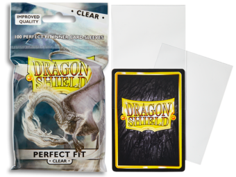 Dragon Shield Perfect Fit Standard Sleeves 100ct Clear (13001