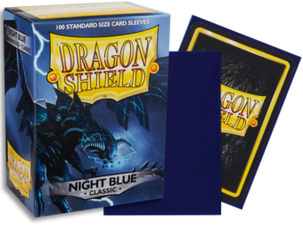 Dragon Shield Classic Night Blue Sleeves 100ct (10042) Supplies Arcane Tinmen   