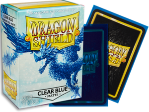 Dragon Shield Matte Standard Sleeves 100ct Clear Blue (11033) Home page Arcane Tinmen   