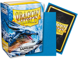 Dragon Shield Matte Standard Sleeves 100ct Sapphire (11028) Home page Arcane Tinmen   