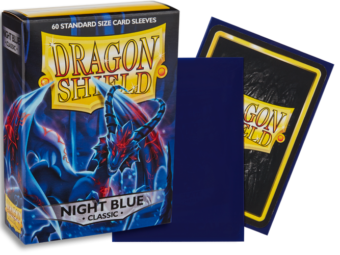Dragon Shield Classic Standard Sleeves 60ct Night Blue (10742) Supplies Arcane Tinmen   