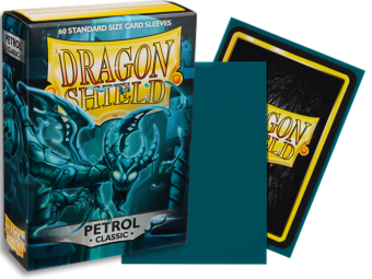 Dragon Shield Classic Standard Sleeves 60ct Petrol (10720) Supplies Arcane Tinmen   